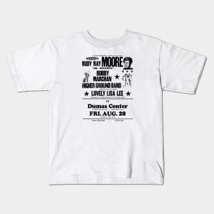 Rudy Ray Moore -- Live at Dumas Center! Kids T-Shirt